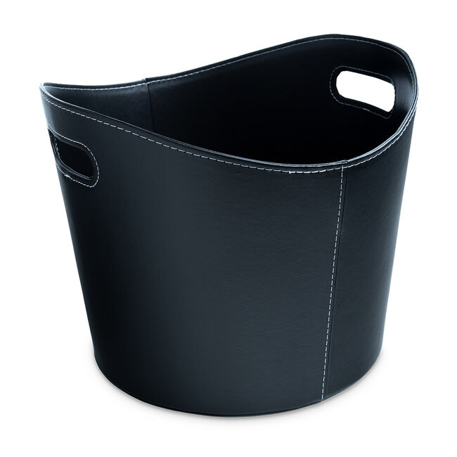 Silverflame Leather Log Bucket 13"